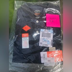 St. John’s Bay Men’s Premium Polo, Charcoal Heather, Size L